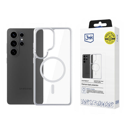 MagSafe cover til Samsung Galaxy S26 Ultra, 3MK, Armor MagCase, Gennemsigtig