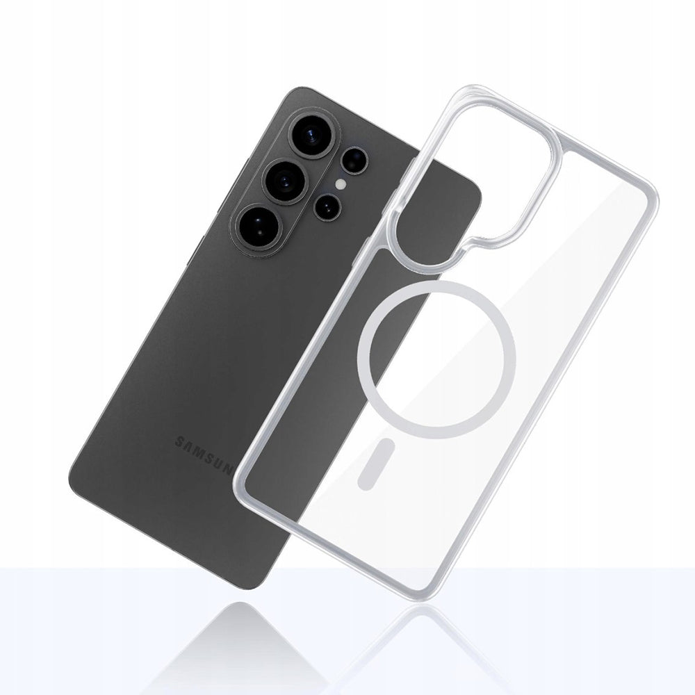 MagSafe cover til Samsung Galaxy S26 Ultra, 3MK, Armor MagCase, Gennemsigtig