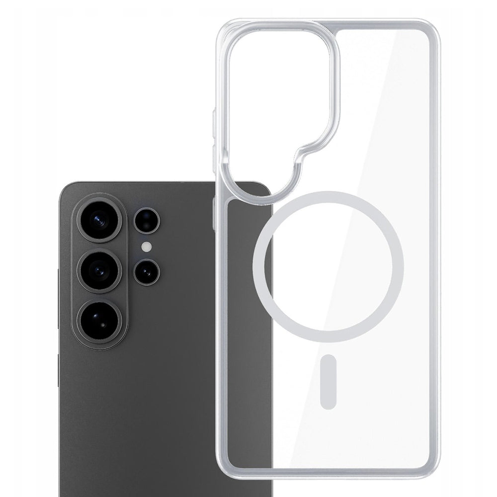 MagSafe cover til Samsung Galaxy S26 Ultra, 3MK, Armor MagCase, Gennemsigtig