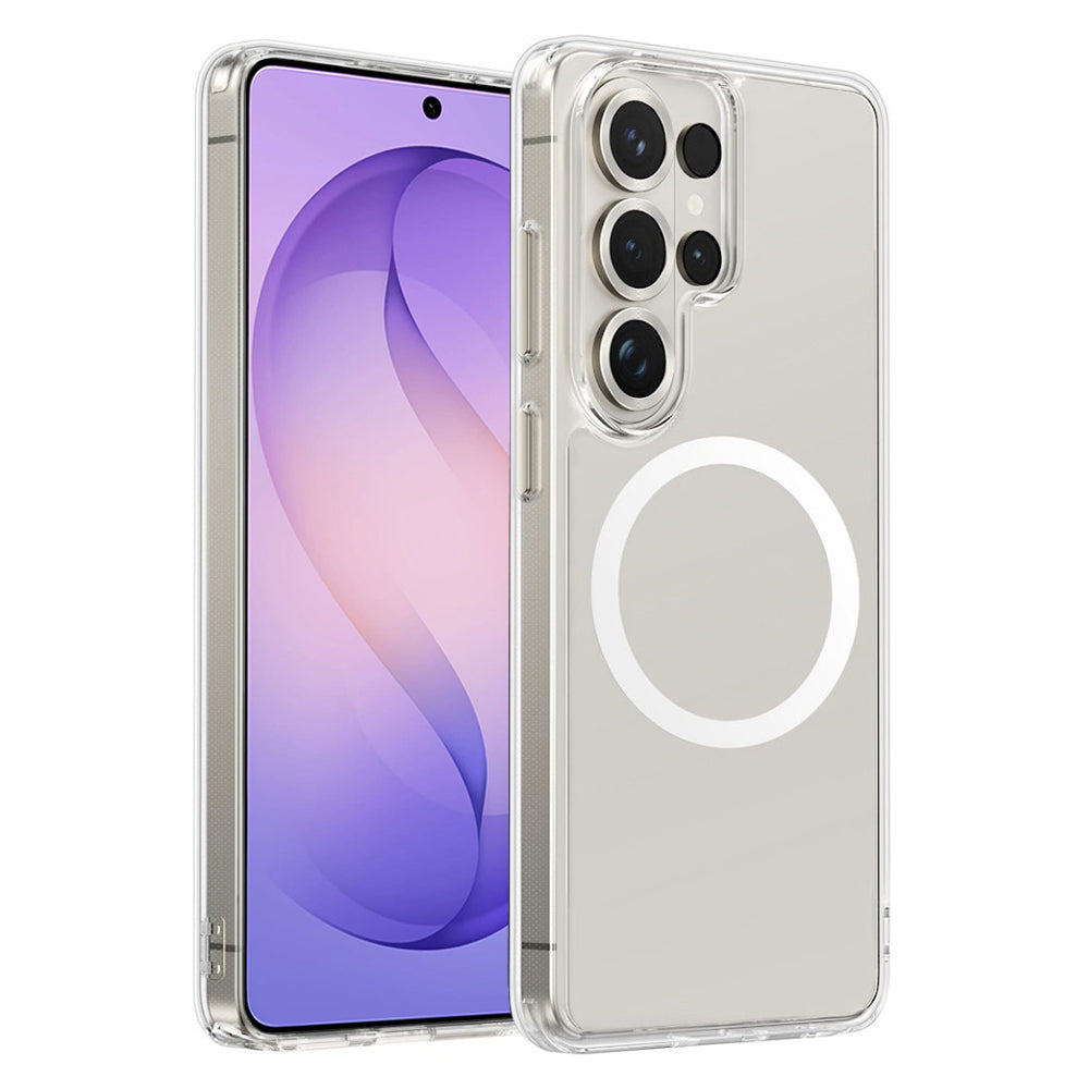 MagSafe Case for Samsung Galaxy S26 Ultra S948, Blueo, Crystal+ Anti-Drop, Transparent