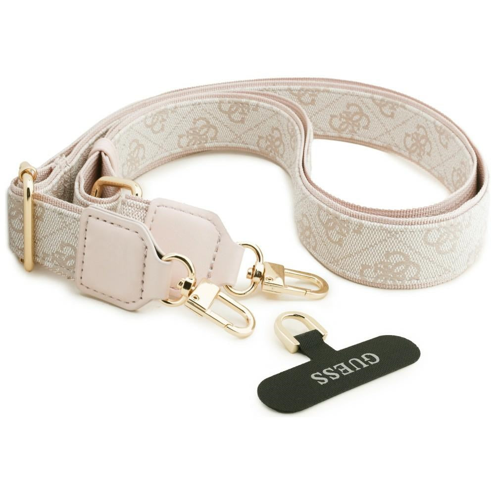 MagSafe Case for Samsung Galaxy S26 Ultra S948, GUESS, 4G Big Rhinestone Triangle Strap, Pink