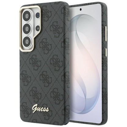 MagSafe cover til Samsung Galaxy S26 Ultra S948, Guess, 4G Script Logo, Sort