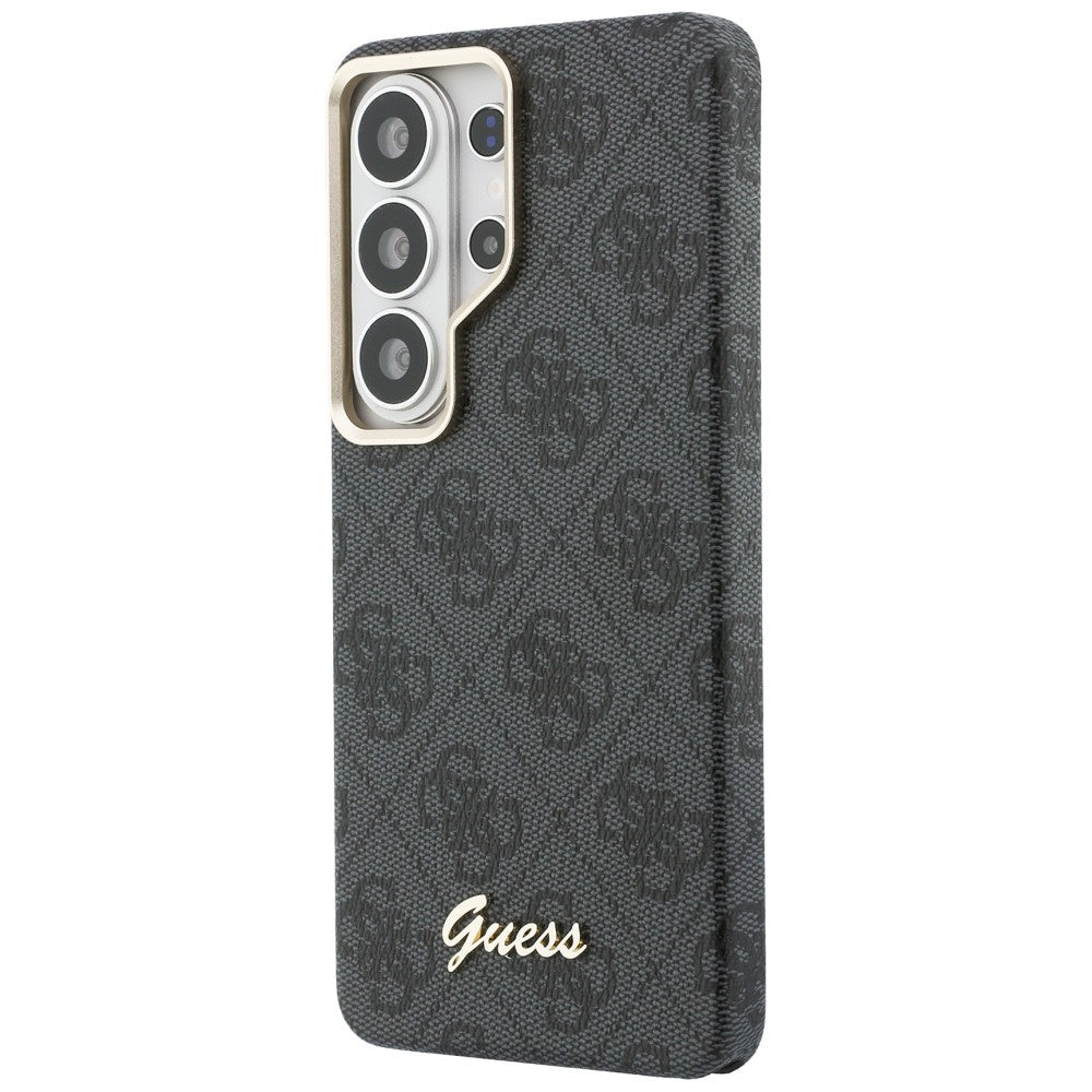 MagSafe cover til Samsung Galaxy S26 Ultra S948, Guess, 4G Script Logo, Sort