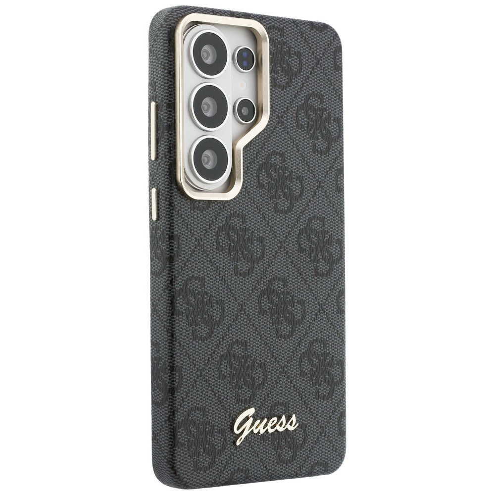 MagSafe cover til Samsung Galaxy S26 Ultra S948, Guess, 4G Script Logo, Sort