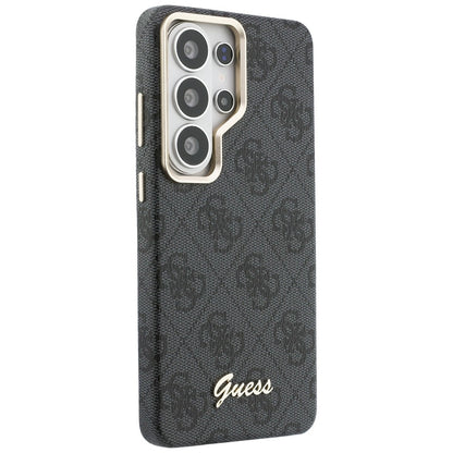 MagSafe cover til Samsung Galaxy S26 Ultra S948, Guess, 4G Script Logo, Sort