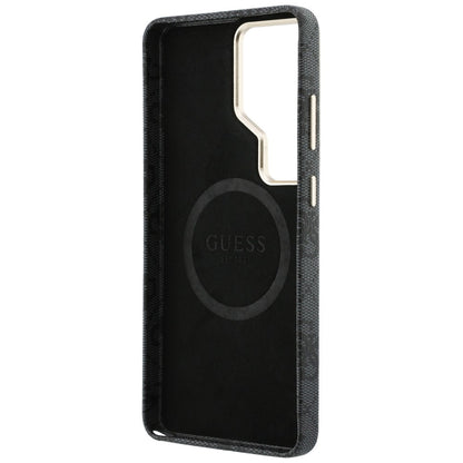 MagSafe cover til Samsung Galaxy S26 Ultra S948, Guess, 4G Script Logo, Sort
