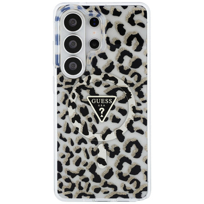 MagSafe cover til Samsung Galaxy S26 Ultra S948, Guess, IML Leopard Mønster, Sort