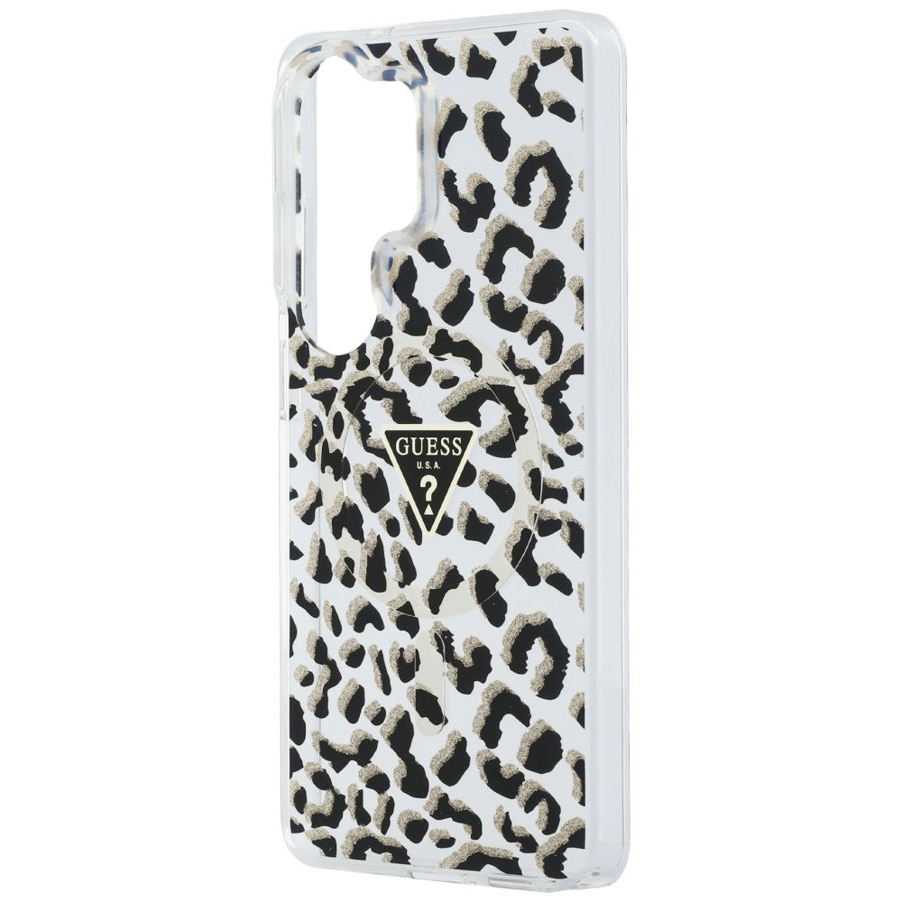 MagSafe cover til Samsung Galaxy S26 Ultra S948, Guess, IML Leopard Mønster, Sort