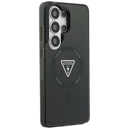 MagSafe cover til Samsung Galaxy S26 Ultra S948, Guess, IML Gradient Triangle Logo, Sort