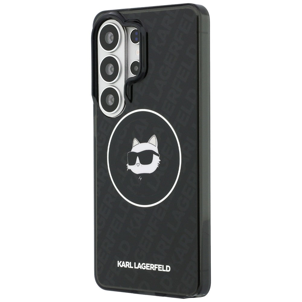 MagSafe cover til Samsung Galaxy S26 Ultra S948, Karl Lagerfeld, IML Choupette Head on KL Repeated Logo, Sort
