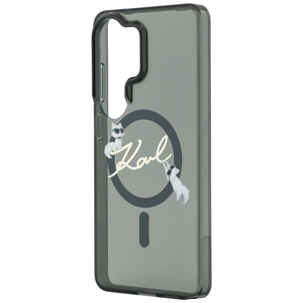 MagSafe cover til Samsung Galaxy S26 Ultra S948, Karl Lagerfeld, IML Choupette Karl Script Logo, Sort
