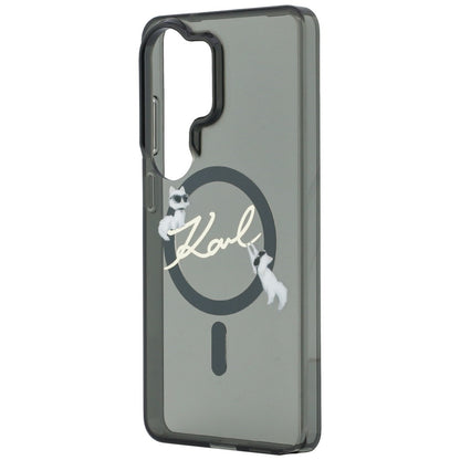 MagSafe cover til Samsung Galaxy S26 Ultra S948, Karl Lagerfeld, IML Choupette Karl Script Logo, Sort