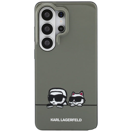 MagSafe cover til Samsung Galaxy S26 Ultra S948, Karl Lagerfeld, IML Karl & Choupette Peekaboo Logo, Sort