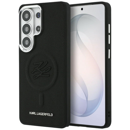 MagSafe cover til Samsung Galaxy S26 Ultra S948, Karl Lagerfeld, Initial Logo Debossed, Sort
