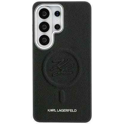 MagSafe cover til Samsung Galaxy S26 Ultra S948, Karl Lagerfeld, Initial Logo Debossed, Sort