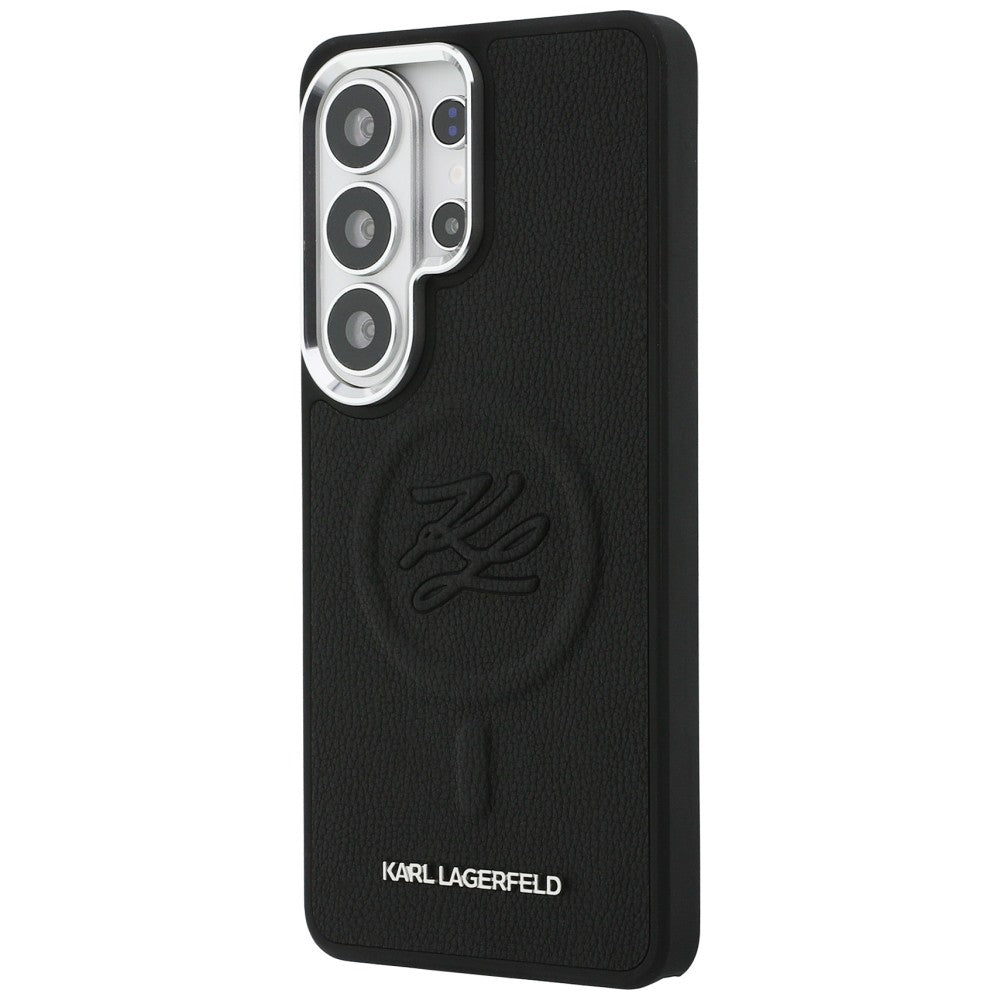 MagSafe cover til Samsung Galaxy S26 Ultra S948, Karl Lagerfeld, Initial Logo Debossed, Sort