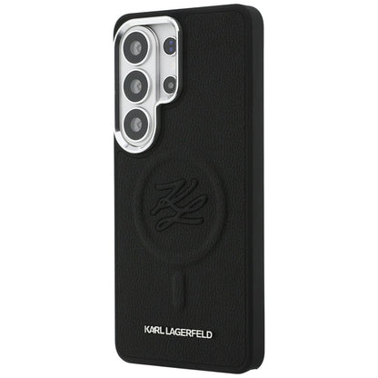 MagSafe cover til Samsung Galaxy S26 Ultra S948, Karl Lagerfeld, Initial Logo Debossed, Sort