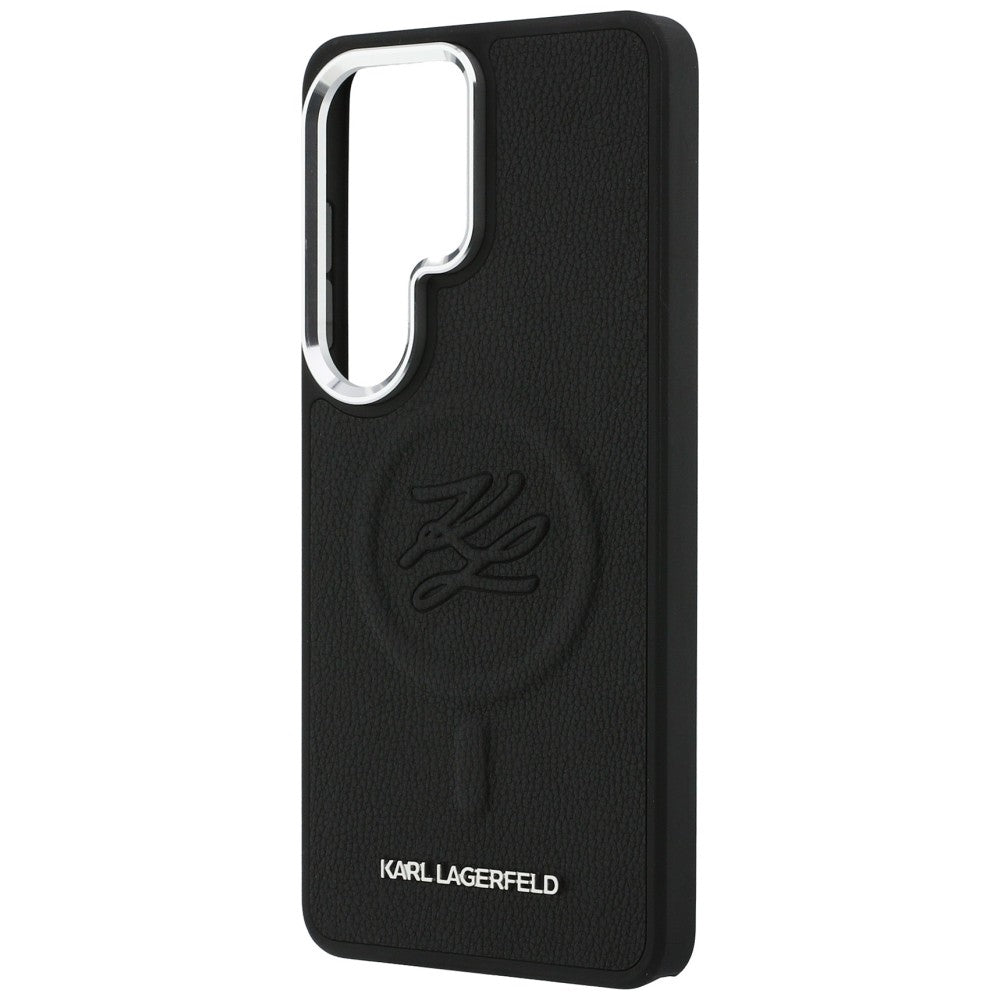 MagSafe cover til Samsung Galaxy S26 Ultra S948, Karl Lagerfeld, Initial Logo Debossed, Sort