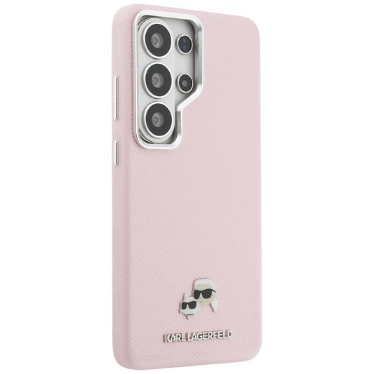 MagSafe cover til Samsung Galaxy S26 Ultra S948, Karl Lagerfeld, Karl & Choupette Head's Pin, Pink