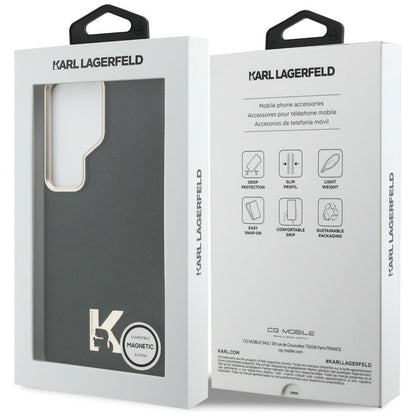 MagSafe cover til Samsung Galaxy S26 Ultra S948, Karl Lagerfeld, Karl Head Logo, Sort