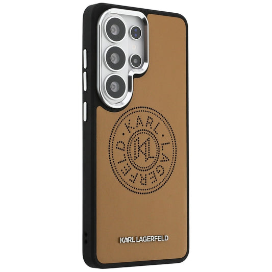 MagSafe cover til Samsung Galaxy S26 Ultra S948, Karl Lagerfeld, Karl Round Point Logo, Brun