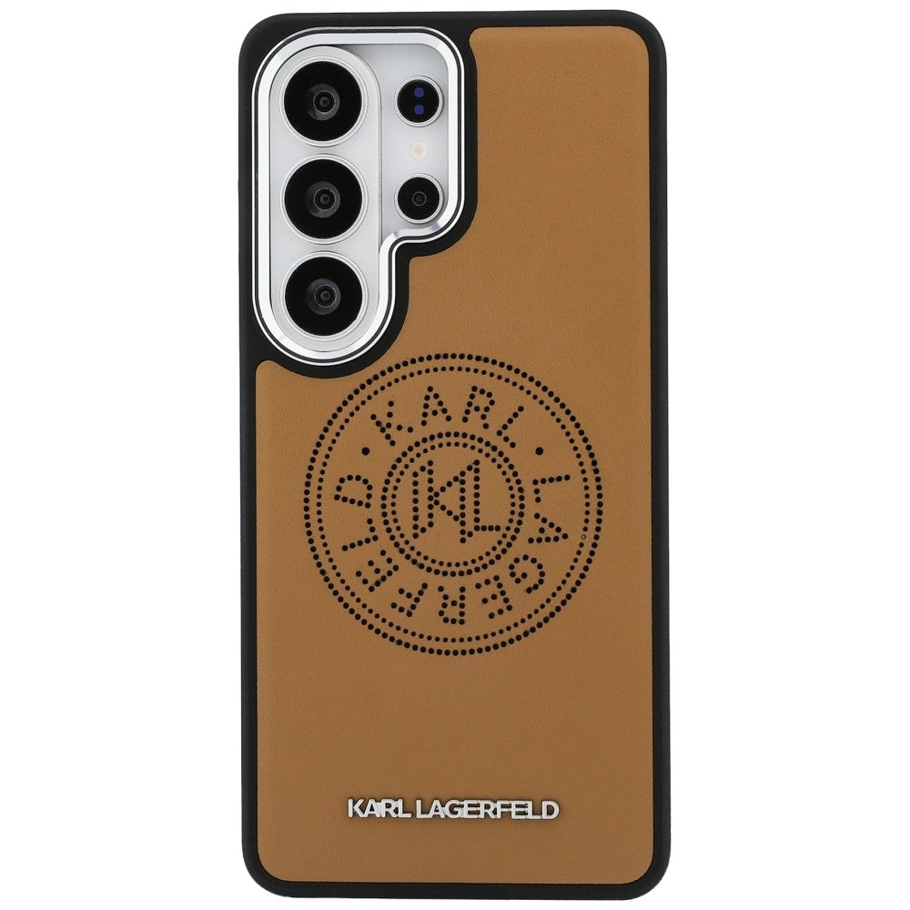 MagSafe cover til Samsung Galaxy S26 Ultra S948, Karl Lagerfeld, Karl Round Point Logo, Brun