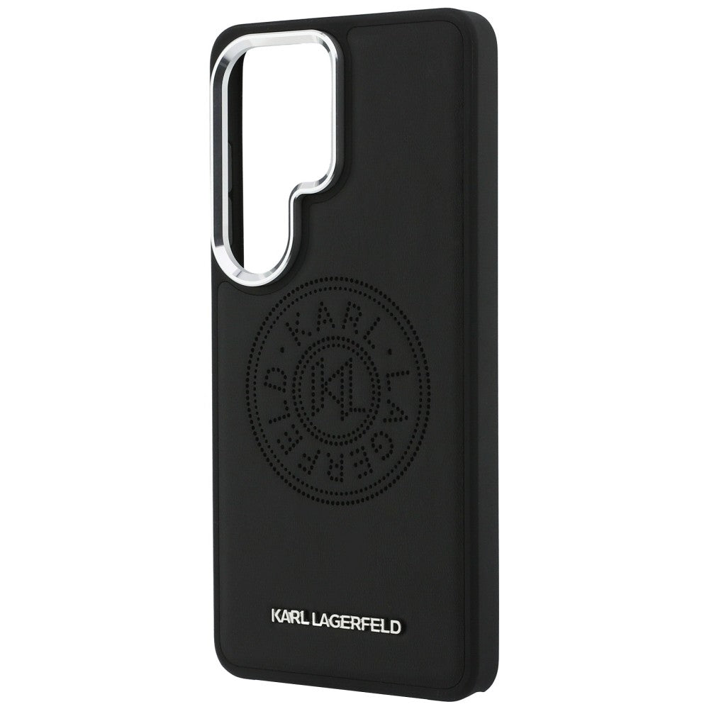 MagSafe Case for Samsung Galaxy S26 Ultra S948, Karl Lagerfeld, Karl Round Point Logo, Black