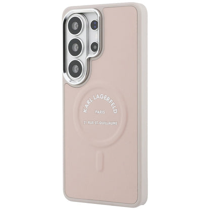 MagSafe Case for Samsung Galaxy S26 Ultra S948, Karl Lagerfeld, Karl RSG Logo, Pink