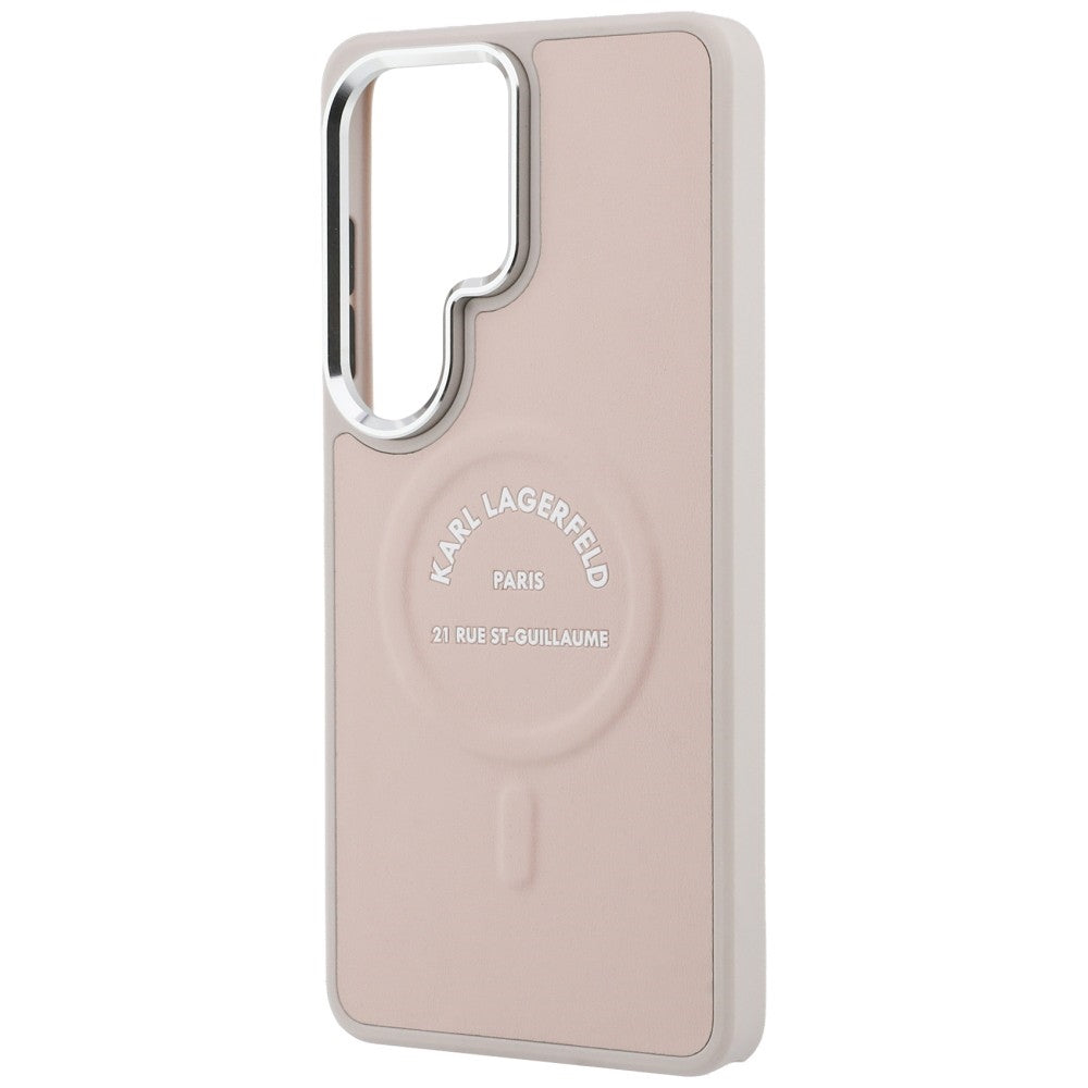 MagSafe Case for Samsung Galaxy S26 Ultra S948, Karl Lagerfeld, Karl RSG Logo, Pink