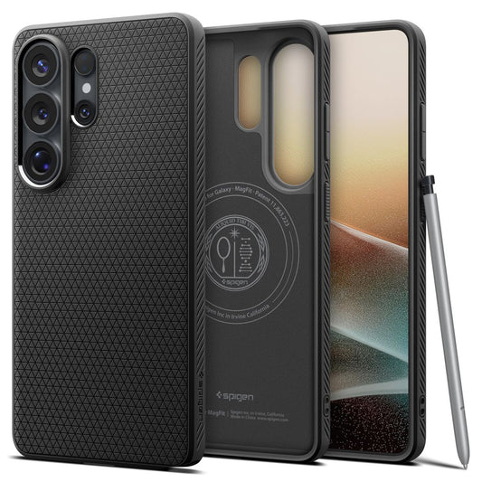 MagSafe cover til Samsung Galaxy S26 Ultra S948, Spigen, Liquid Air, Mat Sort ACS10674