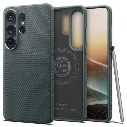 MagSafe cover til Samsung Galaxy S26 Ultra S948, Spigen, Liquid Air, Grøn ACS10676