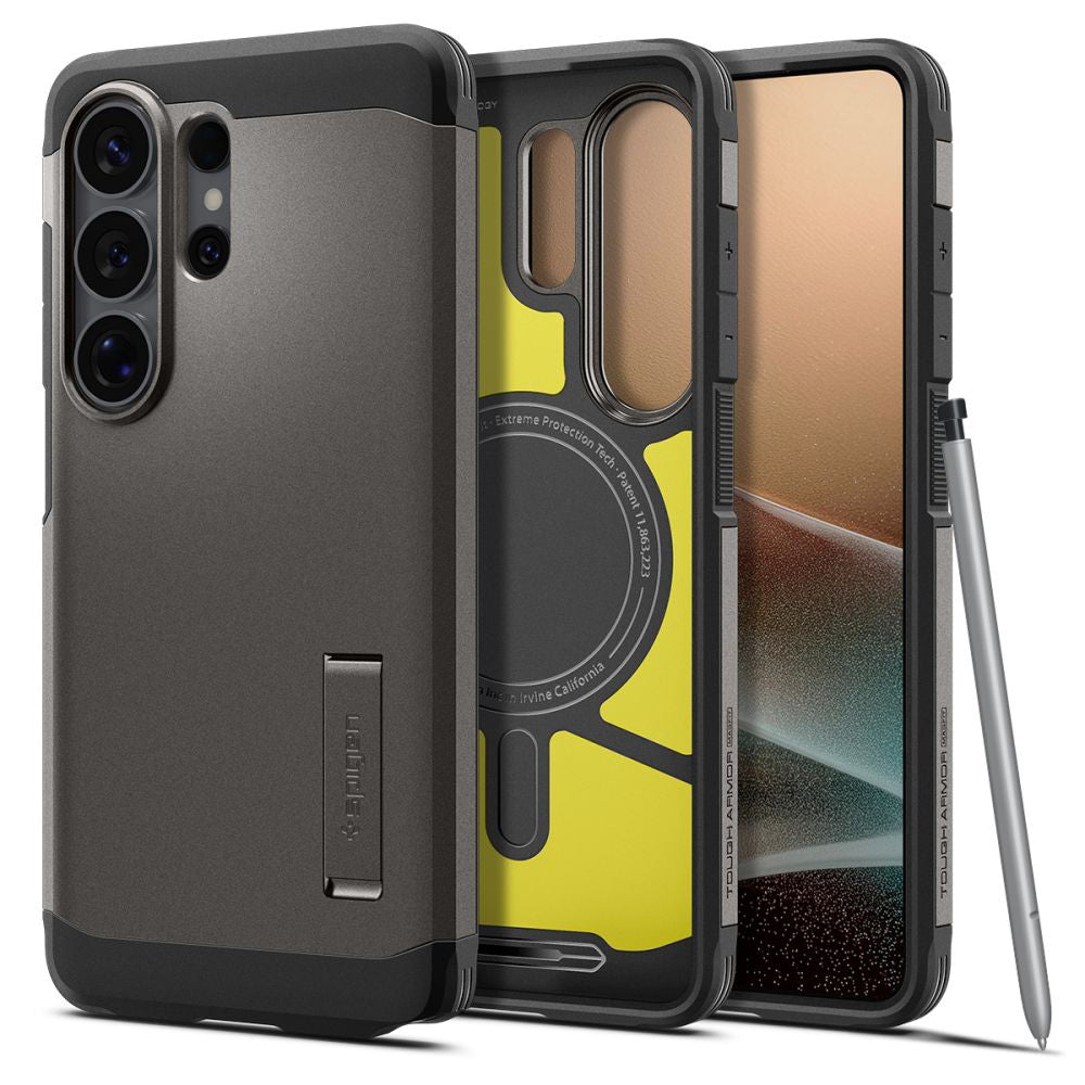 MagSafe cover til Samsung Galaxy S26 Ultra S948, Spigen, Tough Armor, Grå ACS10685