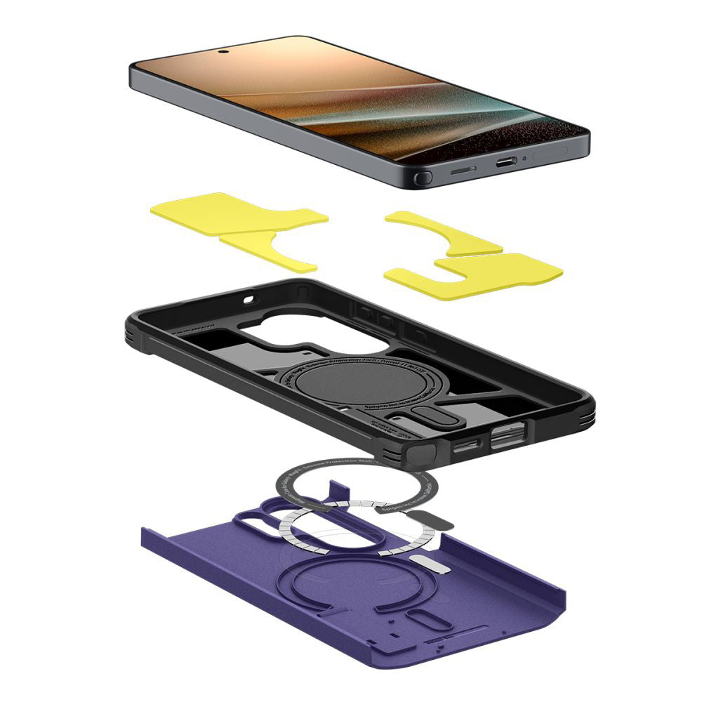 MagSafe Case for Samsung Galaxy S26 Ultra S948, Spigen, Tough Armor, Purple ACS11209