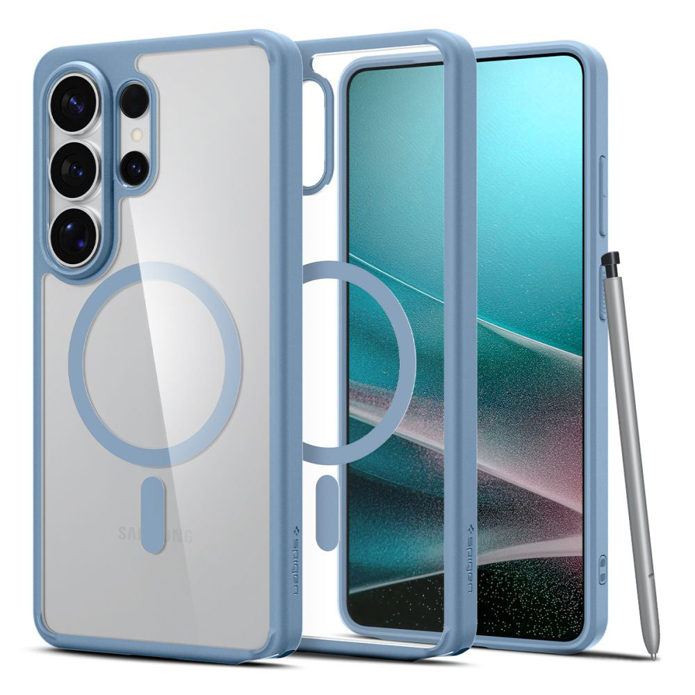 MagSafe cover til Samsung Galaxy S26 Ultra S948, Spigen, Ultra Hybrid, Blå ACS11207