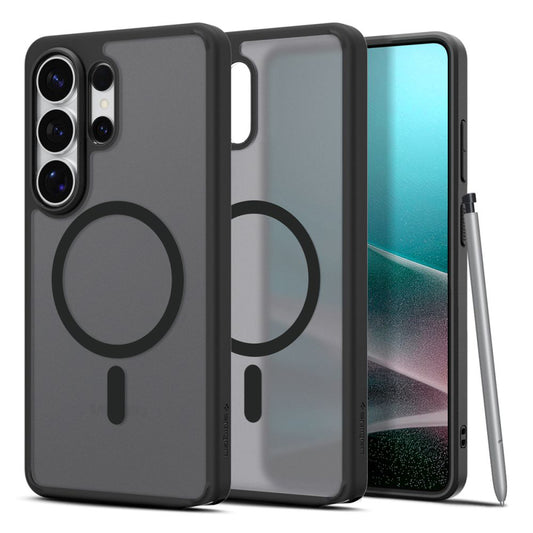 MagSafe cover til Samsung Galaxy S26 Ultra S948, Spigen, Ultra Hybrid, Sort Satineret ACS10681