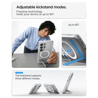 MagSafe cover til Samsung Galaxy S26 Ultra S948, Spigen, Ultra Hybrid S, Gennemsigtig Hvid ACS11032