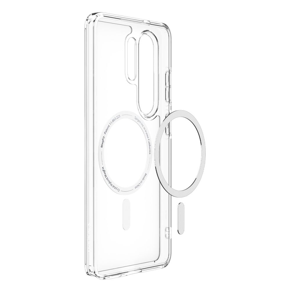 MagSafe cover til Samsung Galaxy S26 Ultra S948, Spigen, Ultra Hybrid, Gennemsigtig Hvid ACS10679