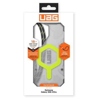 MagSafe-etui til Samsung Galaxy S26 Ultra S948, Urban Armor Gear, Pathfinder Clear, Grøn