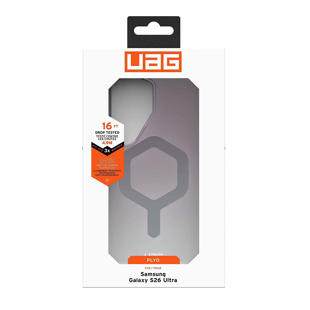 MagSafe-etui til Samsung Galaxy S26 Ultra S948, Urban Armor Gear, Plyo, Sort Transparent