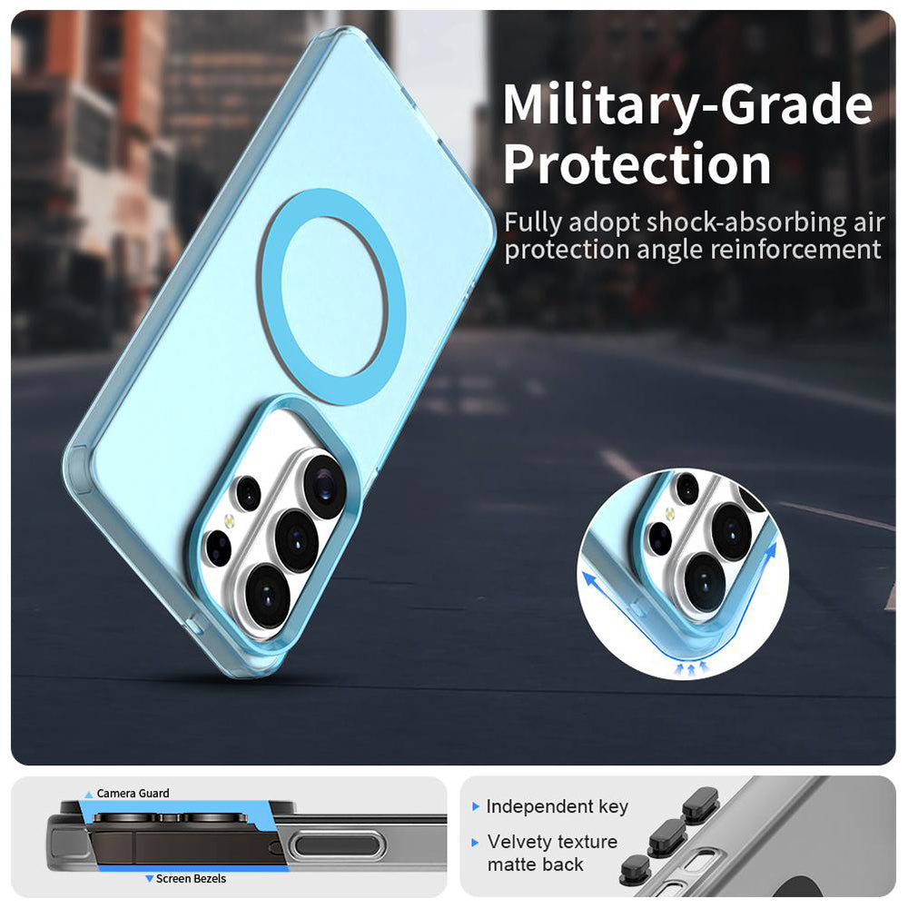 MagSafe Case for Samsung Galaxy S26 Ultra, Techsuit, CandyCase, Blue