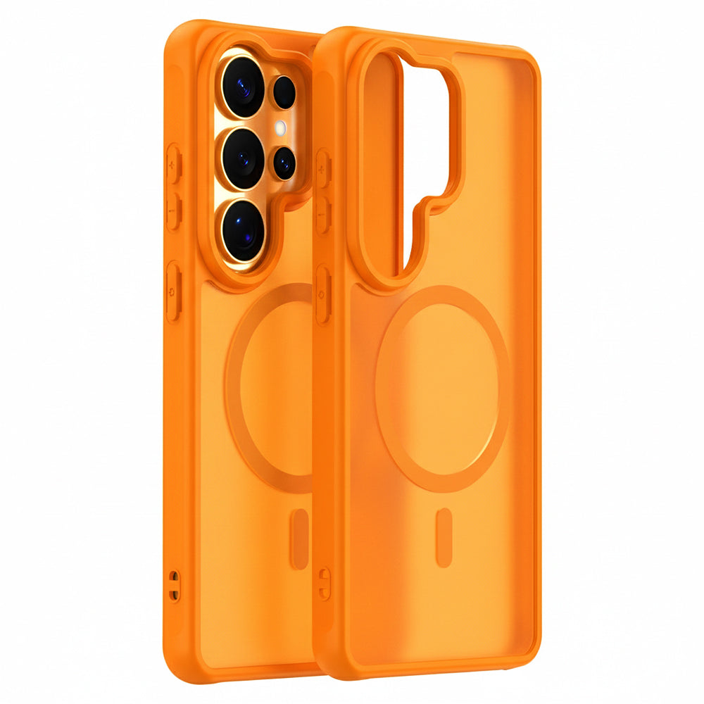 MagSafe cover til Samsung Galaxy S26 Ultra S948, Techsuit, HaloFrost II, Orange