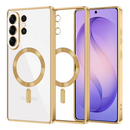 MagSafe cover til Samsung Galaxy S26 Ultra S948, Techsuit, Luxury Crystal, Gylden