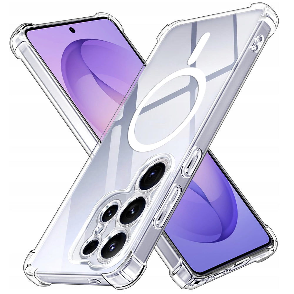 MagSafe cover til Samsung Galaxy S26 Ultra, Techsuit, Stødsikker, Gennemsigtig