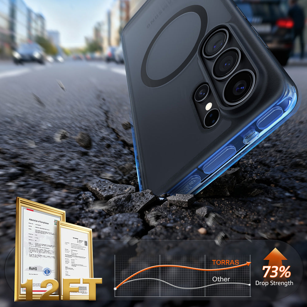 MagSafe cover til Samsung Galaxy S26 Ultra, Torras, Guardian, Sort