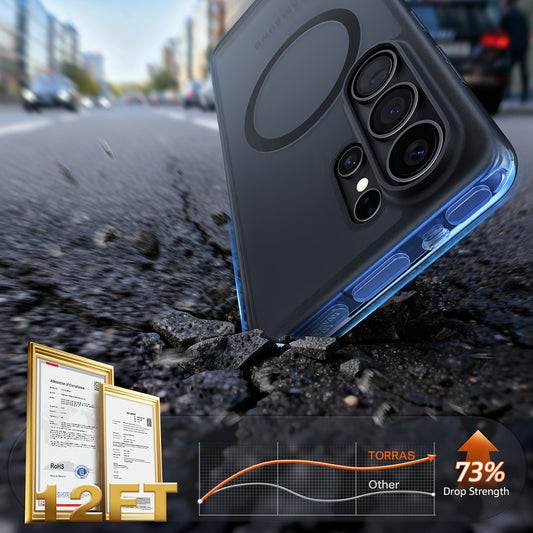 MagSafe cover til Samsung Galaxy S26 Ultra, Torras, Guardian, Sort