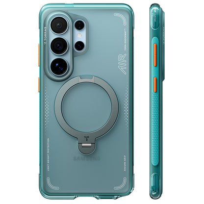MagSafe cover til Samsung Galaxy S26 Ultra S948, Torras, Ostand Spin Air, Grøn