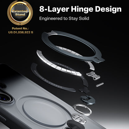 MagSafe cover til Samsung Galaxy S26 Ultra, Torras, Ostand Spin, Sort