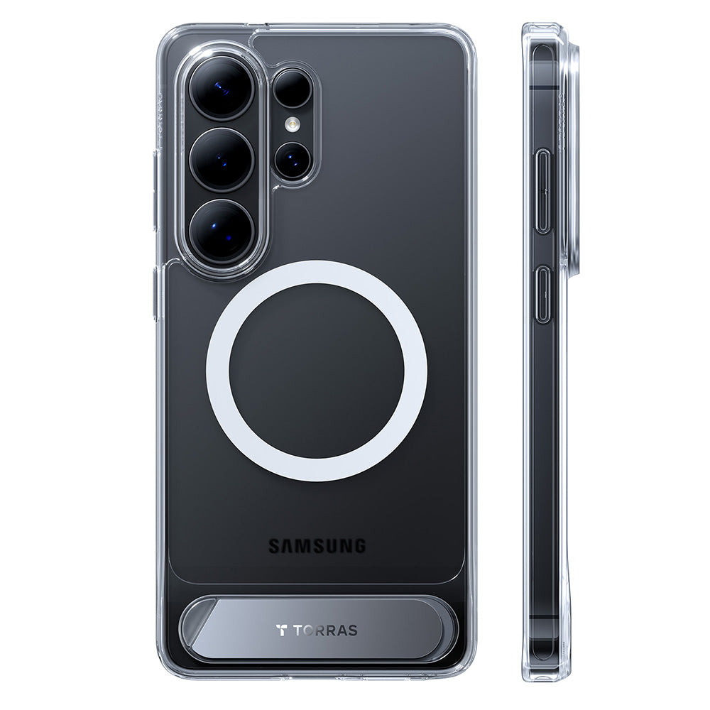 MagSafe Case for Samsung Galaxy S26 Ultra, Torras, Pstand, Transparent