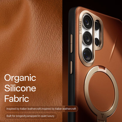 MagSafe cover til Samsung Galaxy S26 Ultra, Torras, QPRO Leather, Brun