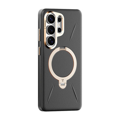 MagSafe cover til Samsung Galaxy S26 Ultra, Torras, QPRO Leather, Sort